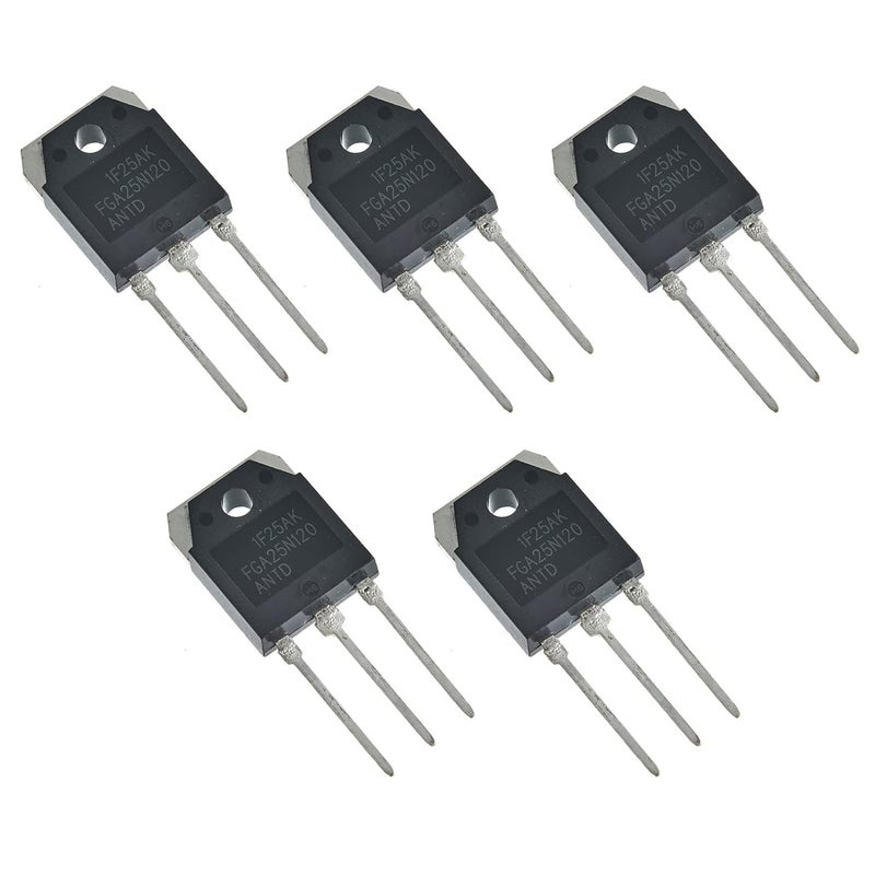 Bridgold 5pcs FGA25N120ANTD FGA25N Induction Cooker Power Tube Chip IC Insulated-Gate Bipolar Transistor 1200V 25A，TO-3P. - Image 1
